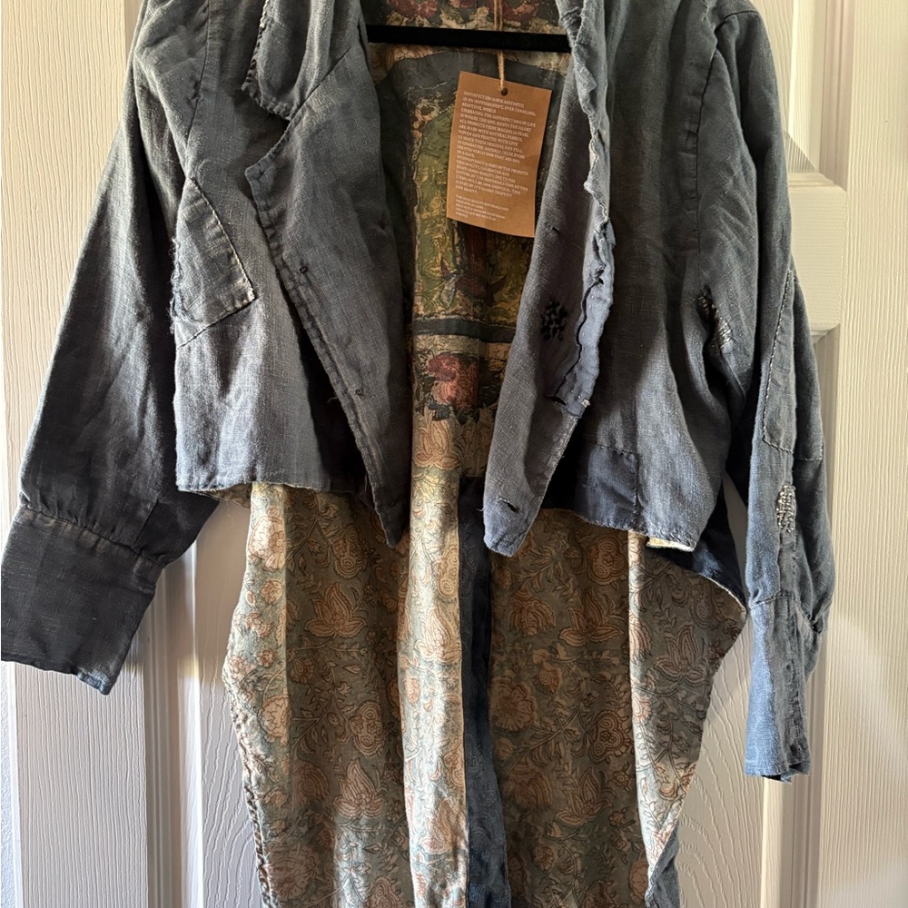 Magnolia Pearl Gray Blazer with Warm Textured Lining